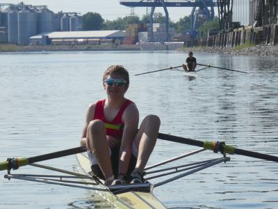 Wikinger rudern wieder im Einer